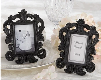 60pcs Barokový Elegantné Miesto Držiteľa Karty Photo Frame svadobné darčeky pre hostí