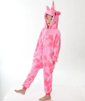 Deti Pyžamá Jednorožec pre Chlapcov, Dievčatá Onesie Deti Zvierat Jeleň Dieťa Pijamas Zimné Dieťa Sleepwear Panda Pyžamá