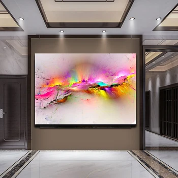 Farebné Abstraktné Maliarske Plátno Prírodné Cloud Plagát A Tlačí na Steny Umenie Fotografie Domáce Dekorácie pre Obývacia Izba umelecké Diela