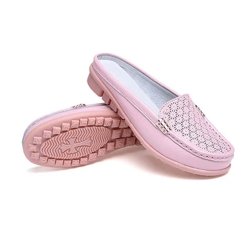 YAERNI pevné originálne kožené dámske topánky letné sandále ženy papuče najvyššej kvality flip flops listov bytov sandále pre ženy