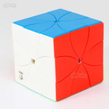Yuxin Osem Lístkov Kocka Magnetické Magic Cube Stickerless Specail Redi Tvar Profesionálne Twist Puzzle Darček Chlapec Dieťa Hračky