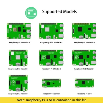 SunFounder Raspberry Pi Starter Kit pre Raspberry Pi 4B 3B+, 30 Projektov s Tutoriály Podporu Python C