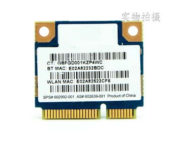SSEA Karty pre Ralink RT3090 RT3090BC4 802.11 bgn half MINI PCI-E WIFI Bezdrôtové Bluetooth 3.0 300Mbps SPS 602992-001