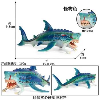 Hlbokomorských Rýb Animal Model Akcie Obrázok Mora Zvierat Akčné Figúrky Kolekciu PVC Deti Kognitívne Hračka