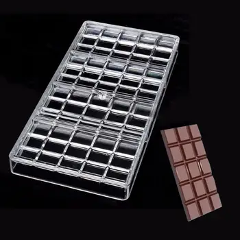 SHENHONG Čokoládu Maker Vstrekovanie Pevného PC Candy Plesne Polykarbonátu rozpadne Bar Čokoláda, Formy na Pečenie Nástroje