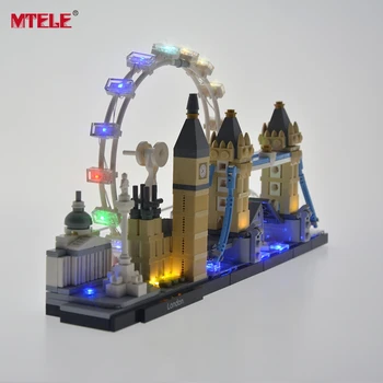 MTELE Led Svetla Kit Pre Architektúry Londýn Panorámu Kompatibilný S 21034 (NIE Zahŕňajú Modelu)