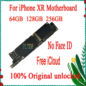 Dobrý Testované Na iphone xr Doska s/bez Tváre ID Factory unlock , originálne Pre iphone xr Logic board 64GB/128 G/256