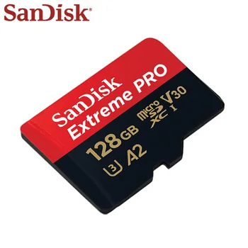 Sandisk Extreme PRO Kartu 64GB 128 gb kapacitou 256 GB A2 Class 10 UHS-I U3 Max Rýchlosť Čítanie, 170MB/s V30 32GB A1 Micro SD Kartu, Pamäťovú Kartu