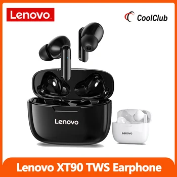 Lenovo XT90 TWS Pravda, Bezdrôtová Stereo Slúchadlá Bluetooth 5.0 IPX5 Nepremokavé zátkové chrániče sluchu Dotykové Ovládanie s 300mAh Plnenie Box