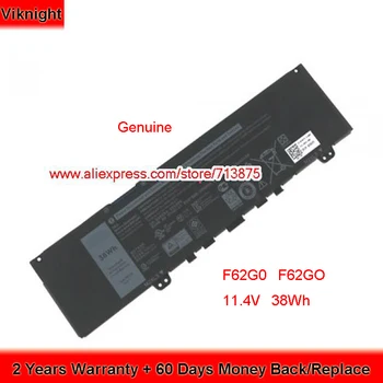 Skutočné 11.4 V 38Wh F62GO F62G0 Batérie pre Dell Iny 13-5370-D1505S Inspiron 13 5370 7370 7373 7380 7386 2-v-1 13-5370-D1525S