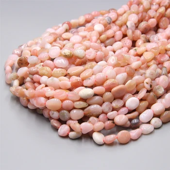 6-8 mm netradičné prírodné kamienkové skutočné Ružový Opál voľné korálky pre šperky tvorby prírodného kameňa korálky diy náramok šperky korálky