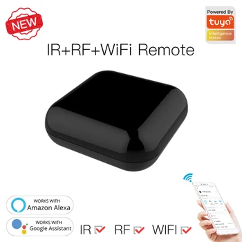 Smart WiFi RF+IR Univerzálny Diaľkový ovládač RF Spotrebiče Tuya/Smart Život Aplikácie Hlasové Ovládanie Práce S Alexa Google nový Domov