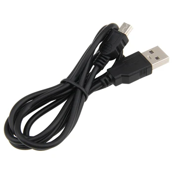 Dátový Nabíjací Kábel Kábel Adaptéra USB 2.0 Muž Na Mini 5 Pin B Najlepšiu Čierna Dĺžka 1m Dátové Káble Usb Predlžovací Kábel 100ks