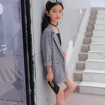 Letné dievčatá vyhovovali 2019 nový štýl malé súbory baby girl bunda + vesta + šortky koberčeky tri-kus stredné detská móda oblek