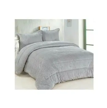 Prehoz cez posteľ deka povlaky na prikrývku Sherpalina Coflor šedá posteľ 240 cm x 260 cm