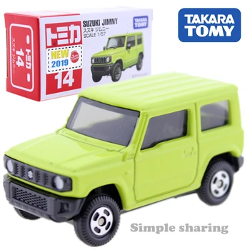 Takara Tomy Tomica #14 Suzuki Jimny Mierke 1:57 Zelené Auto Motors Vozidla Diecast Kovový Model New Kids Hračky