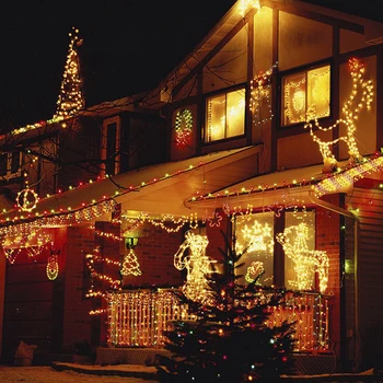 Vianočné LED Reťazec Svetlá na Vianočné Vence 10 M 20 M 30 M LED Reťazec Víla Svetla Dekorácie pre Svadobné Party Dovolenku Osvetlenie