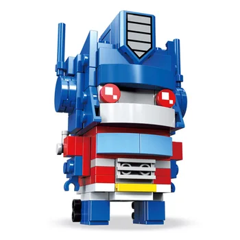 Transformácia Hračky 6859-6870 Transformátory Hračky Tehál Hlavy Optimus Prime Kopov Bumblebee Údaje stavebným mini Tehly Hračky