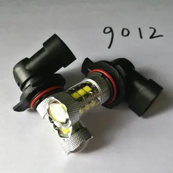 2 ks 9012 HIR2 Lampes LED Anti-brouillard Haute Puissance 80w LED Brouillard Conduite Ampoule Lampe e Jour DRL Auto Voiture