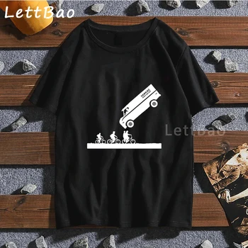 Cudzinec Veci T Shirt Zvláštnejšie Veci 3 Jedenásť Vintage T-shirt 2020 Pár Nadrozmerné Oblečenie Gotický Harajuku Čierne Tričko