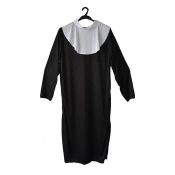 Ženy, Dámy Duchovného Mníšky Sestra Cosplay Kostým Dráma Misionár Kostýmy Pre Dospelých Šaty Strany Purim Halloween Vianoce