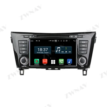 128GB Carplay Android 10 obrazovke Multimediálne DVD Prehrávač na Nissan X-TRAIL Qashqai GPS Navigácia, Auto Rádio Stereo Hlava jednotky