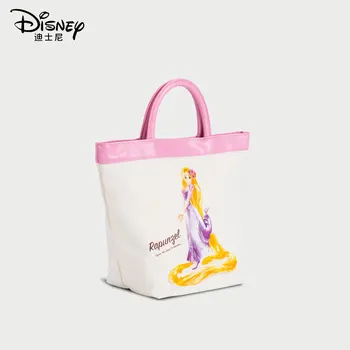 Disney Morská Víla Princezná Ženy Taška Luxusné Kabelky Dizajnér Plátené Tašky Rapunzel Veľkú Kapacitu Klasické Módne Ramenný Tote Bag