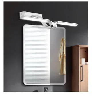 Panasonic Moderná Kúpeľňa Svetlo LED Predné Zrkadlo Svetlo make-up Nástenné Svietidlo Márnosť Svietidlá Zrkadlo, Lampu, zrkadlo na líčenie svetlo