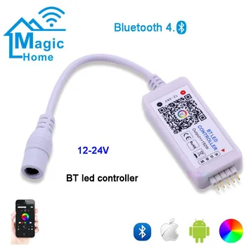 Mini BT RGBW LED Regulátor DC 12-24V 4 Kanál Bluetooth RGBW Led Regulátor systém IOS, Android APLIKÁCIE pre RGB RGBW RGBWW LED Pásy Svetla