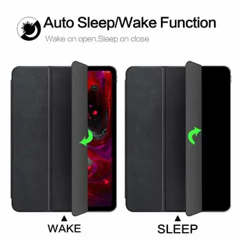 Pre iPad Pro 12.9 2018 3. Prípade Držiak Ceruzky,Slim Smart Cover Trifold Stáť Auto Sleep/Wake Ochranné puzdro pre iPad 12.9
