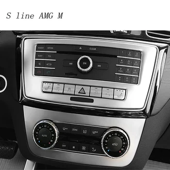 Auto Styling Klimatizácia CD Panel Kryt Nálepky Výbava Pre Mercedes Benz ML X166 GLE Kupé C292 GLS Vozidla Auto Príslušenstvo