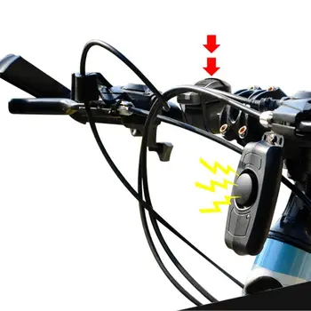Diaľkové Ovládanie Bezdrôtových Bicykli Bezpečnostný Alarm USB Nabíjanie Bicykel Proti Krádeži Zámok Visiaci zámok Zariadenie Motocykel, Skúter Cyklistické Acces