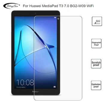 Tvrdené Sklo Pre Huawei MediaPad T3 7.0 BG2-W09 Tablet Screen Protector Fólia pre Huawei T3 7 WiFi Verzia Ochranný Film