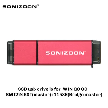 SONIZOON SSD Z WINTOGO ssd USB3.1 USB3.0 128 gb kapacitou 256 GB Pevný Disk pre Prenosné jednotky ssd (Solid State DrivePC