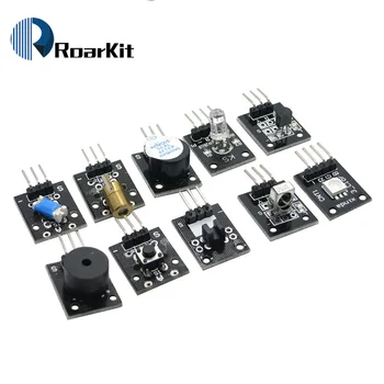 S Box 37 v 1 Snímač DIY Kit Pre Arduino /RGB/ovládač/fotosenzitívne/Zvuk Detekcie/Prekážkou vyhýbanie/bzučiak