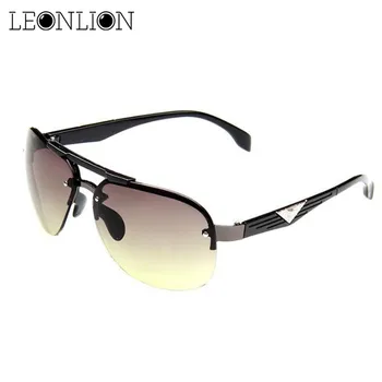 LeonLion 2021 Klasické Retro slnečné Okuliare Muž Jazdy Veľké Rámom Slnečné Okuliare Ženy Značky Dizajnér UV400 Vonkajšie Oculos De Sol