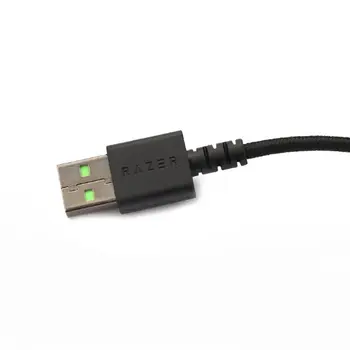 Odolné Nylonové Pletené USB Kábel Myši Linka pre Razer Mamba Wireless Mouse Kábel