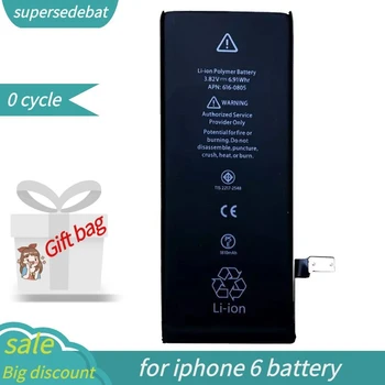 Supersedebat pre Iphone 6 Batérie Bateria pre Iphone 6 Iphone6 Batérie Bateria Litio Akumulátor Telefonicky Sledovanie Objednávky