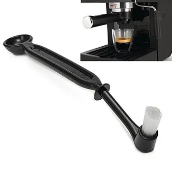 NOVÝ kávovar Brush Cleaner Nylon Espresso Stroj Kefa Kávy Cleaning Tool s Lyžička na Kávu Nástroj Barista Domov Kit