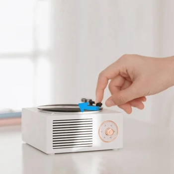 Záznam Prehrávač Gramofón, Multi-Funkcia Bluetooth o Bezdrôtová Mini Prenosné Retro Gramophone Bluetooth Reproduktor