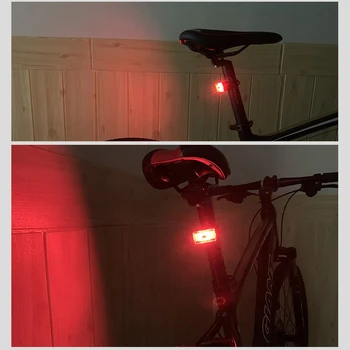 Mini stropné Svetlá Bezpečnostné Upozornenie Cyklistické Zadné Svietidlo na Bicykel zadné svetlo Vodotesný Led USB Spoplatnené Horský Bicykel Chvost-lampa
