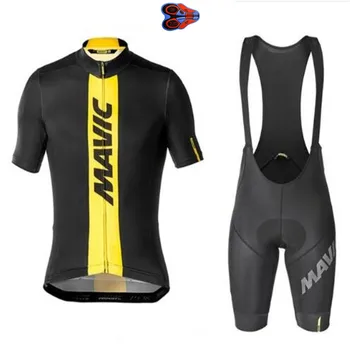 2020 Nové Pro Team MAVIC Cyklistika Dres Nastaviť Červená MTB Cyklistické Oblečenie Letné Cyklistické Oblečenie, Cyklistické Nastaviť Maillot Ropa Ciclismo 9D