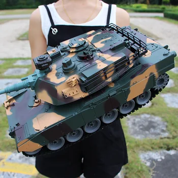 50 CM Veľké Buggy na Diaľkové Ovládanie Tank Model tank emisií Bullet S LED svetlom 2.4 G Crawler Nádrž RC Auta, Hračky Pre deti,