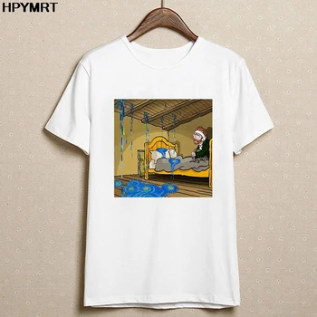 Van Gogh Harajuku Estetické T Košele Ženy olejomaľba Ullzang Funny T-shirt 90. rokov Vintage Tričko Módne Topy Ženské oblečenie