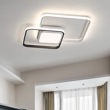 Nový Dizajn Moderný LED Stropné svietidlo Pre Obývacej Izby, Spálne, Jedálne, Hliníkové Telo Krytý Domáce Vnútorné Lampy, Osvetlenie Zariadenie