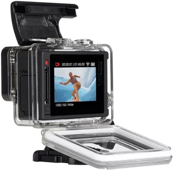 Pôvodný PRE GoPro Hero4 Striebro Akcia fotoaparát s nepremokavé prípade 95%NOVÉ