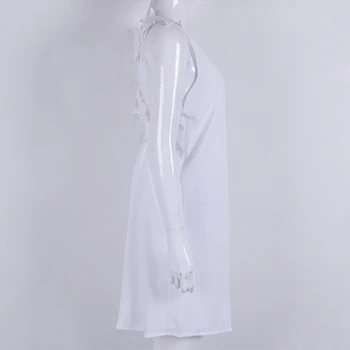 Hirigin Ženy Príležitostné Letné šaty Háčik Kvet Šifón Krátke Mini Šaty Dovolenku Letné šaty