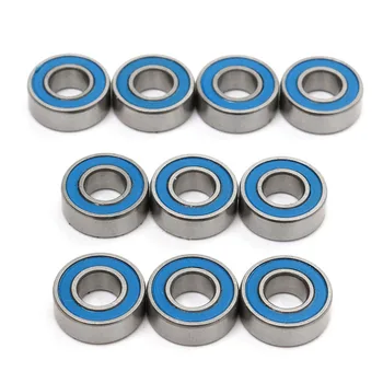 Vysoká kvalita 50PCS kvality ABEC-5 MR105-2RS MR105 2RS MR105 RS MR105RS 5x10x4 mm Modrá gumy zapečatené miniatúrne hlboké drážky guľkové ložiská