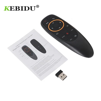 Kebidu G10s Lietať Air Mouse Mini Diaľkové Ovládanie G10 Bezdrôtové pripojenie 2,4 GHz Pre Android Tv Box S Hlasovým ovládaním Pre Gyro Snímanie Hra