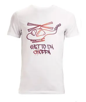 Nové Módne Pohode Bežné Tričká Dostať Sa Da Choppa Zábavné jednoriadkový Slogan Mužov (ženy je k Dispozícii) Biele Letné Tee Tričko